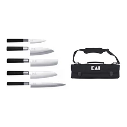 KAI Wasabi Black 5 darabos szakácskés készlet