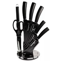 Berlinger Haus Black Silver bevonatos KÉSKÉSZLET 8 részes