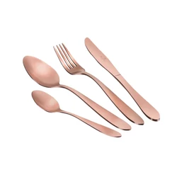 Berlinger Haus 24 részes evőeszköz készlet, szatén rose gold / BH-2213A / 