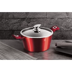 Berlinger Haus BURGUNDY bevonatos LÁBOS üvegfedővel 30cm 8,0l / BH-6192 / 
