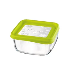 Bormioli Rocco FRIGOVERRE VERDE szögl. doboz 15x15cm