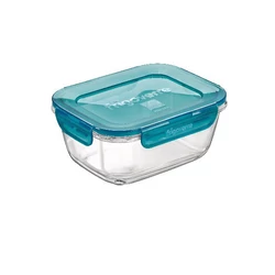 Bormioli Rocco EVOLUTION-TÜRKIZ téglalap doboz 18x14x8cm 100cl