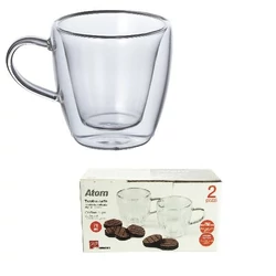 ATOM CAFFE csésze 75 ml 2 db