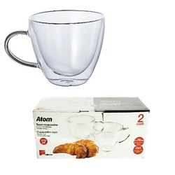 ATOM CAPPUCCINO csésze 270 ml 2 db