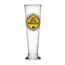 Cerve SIENA talpas sörös pohár 0,4 liter " SAVE WATER"