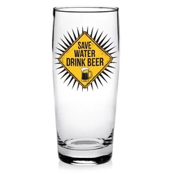 Cerve WILLIGLASS sörös pohár 49 cl "SAVE WATER DRINK BEER"