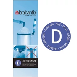 Brabantia Szemeteszsák 15l 20 db /D/ trans.