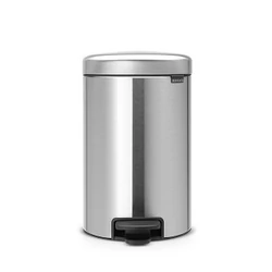Brabantia PEDAL BIN NEWICON pedálos szemetes 12L MATT STEEL FPP