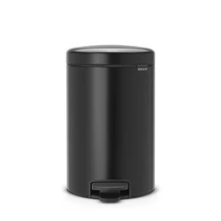 Brabantia PEDAL BIN NEWICON pedálos szemetes 12L MATT BLACK