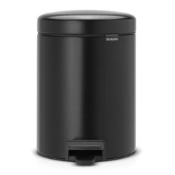 Brabantia PEDAL BIN NEWICON pedálos szemetes .5L MATT BLACK