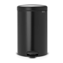 Brabantia PEDAL BIN NEWICON pedálos szemetes 20L MATT BLACK