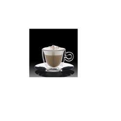 Luigi Bormioli THERMIC GLASS rozsdamentes alj +capuccino csésze 16,5cl 2 db