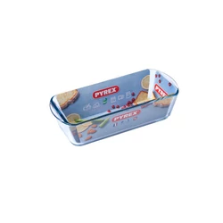 Pyrex üveg püspökkenyér forma 28x11x8 cm 1,5l