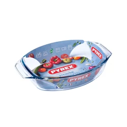 Pyrex IRRES ovál sütőtál füles 35x24x6cm 2,8 l
