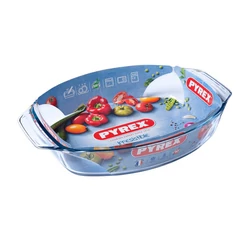 Pyrex IRRES ovál sütőtál füles 40x28x7cm 4,2l