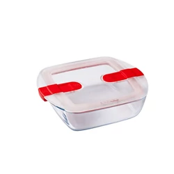 Pyrex COOK&HEAT tégl. sütőtál+műa.tető 23x15x6cm 1,1l