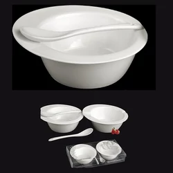 Bontá Express ONDA porcelán tálka+kanál 20 cl 2 db