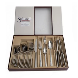 Salvinelli TIME rozsdamentes evőeszköz készlet 30 r.3 mm