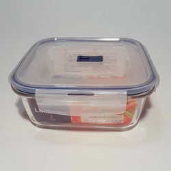 ARC PURE BOX ACTIVE négyzetes üveg doboz 15x15x6,6 cm 122 cl