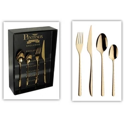 Pintinox FLORENCE GOLD rozsdamentesevőeszköz klt.24 részes/PVD bevonat
