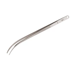 Paderno rozsdamentes csipesz 30 cm hajlitott