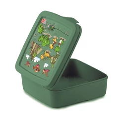 Snips SANDWICH BOX PP DINO uzsonnás doboz 14,5×14,5×5,5 cm 0,5 liter
