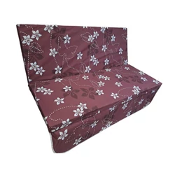 Hintaágy párnalap 150 cm 3 részes bordó fehérvirágos mintával