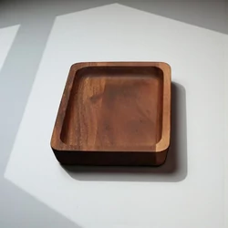 Fa kínáló tálca szögletes, 15x20x3 cm (S)