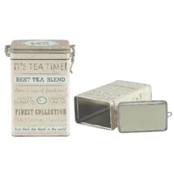 229b513b Fém teás doboz szögletes