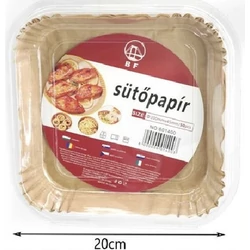 SÜTŐPAPÍR AIR FRYER 20CM 50DB NÉGYZET ALAKÚ