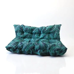 Hintaágy párna 160 cm Kékes-zöld mexikói pálmaleveles