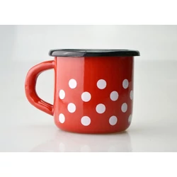 BÖGRE PIROS ZOMÁNC PÖTTYÖS 0,25L