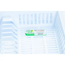 * Edényszárító tálcával 46X37 CM Fehér