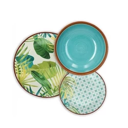 JUNGLE porcelán étkészlet 18 részes