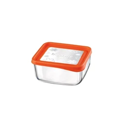 Bormioli Rocco FRIGOVERRE ARANCIO szögletes doboz 19x19cm