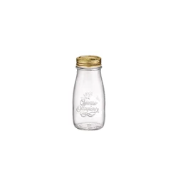 Bormioli Rocco QUATTRO ÚJ tároló üveg+tető 0,40 l