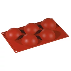 Paderno szilikonos sütőf. 5 lyukú félgömb
