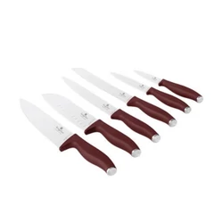 Berlinger Haus LEONARDO bevonatos KÉSKÉSZLET 6 részes / BH-2951 /