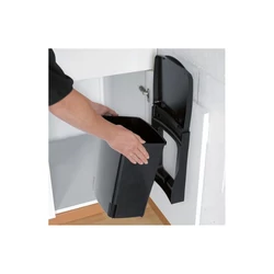 Brabantia BUILT IN BIN ajtóra szerelhető szemetes szögletes 10L BLACK