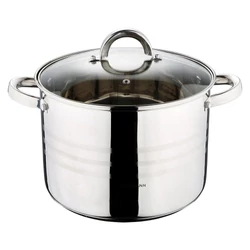 Blaumann GOURMET LINE rozsdamentes fazék üvegfedővel 4,3 L (BL-1008)
