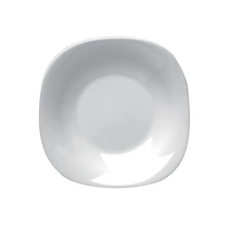Bormioli Rocco PARMA FEHÉR tányér mély 23x23 cm