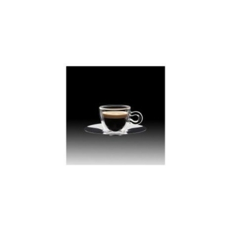 Luigi Bormioli THERMIC GLASS rozsdamentes alj+espresso csésze 6,5 cl  2 db
