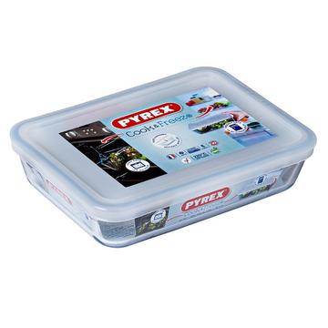 Pyrex COOK&FREEZE tégl. sütőtál+műa.tető 19x14x4 cm 0,8l