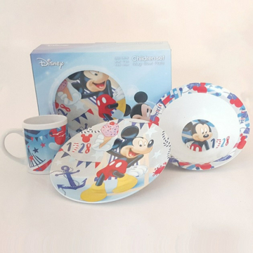 Disney MICKEY porcelán gyermek garnitúra 3 db
