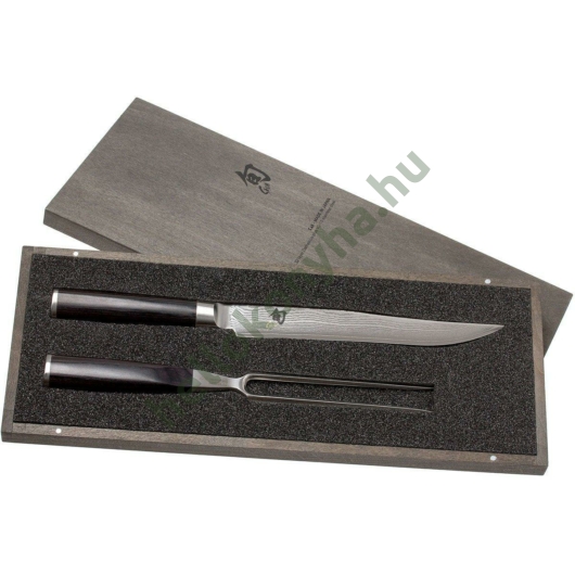 KAI Shun Classic 2 darabos szeletelő kés és húsvilla készlet (DMS-200)