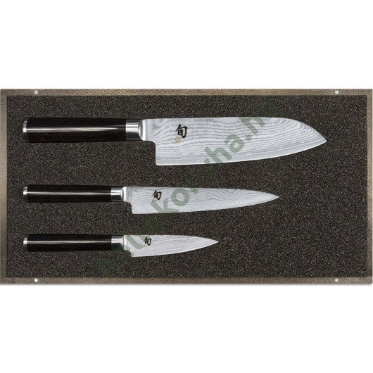 KAI Shun Classic 3 darabos kés készlet (DM-0700 + DM-0701 +  DM-0702) (DMS-310)