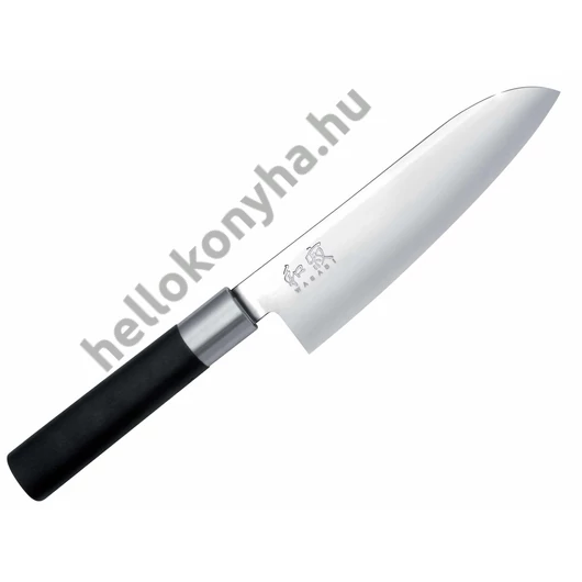 KAI Wasabi Black Santoku szakácskés 16,5cm