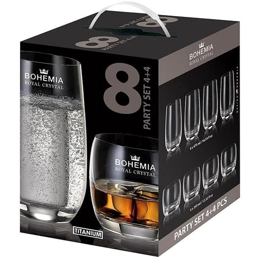Bohemia Royal Crystal Party Set 8 db