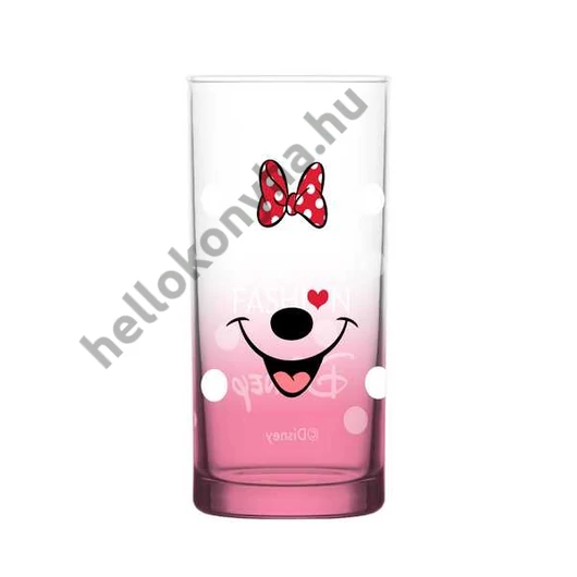 HAPPY FACE Minnie üdítős pohár 290 cl