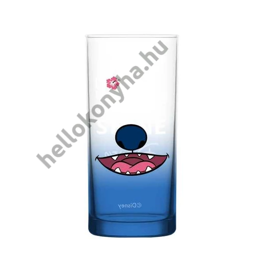 HAPPY FACE Stitch üdítős pohár 290 cl
